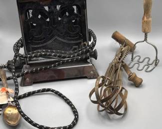 139 ORNATE1920sGEHOTPOINTTOASTERVINTAGEKITCHENLOTArtDeco