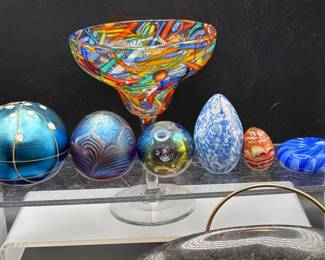 41 8pcBoutiqueDecorLotArtGlassRoyalChelseaPlate