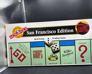 128 MonopolySanFranciscoEditionBoardGameUnopenedContents