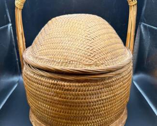 85 VintageChineseWeddingBetrothalBasketSingle