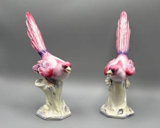 20 Rare1963SignedPortuguesePorcelainBirdsHallHouseNYMetro