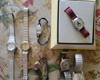 Vintage Watches Including Women's Rolex, Elgin & Ebel, Vintage Disney Snow White Watch