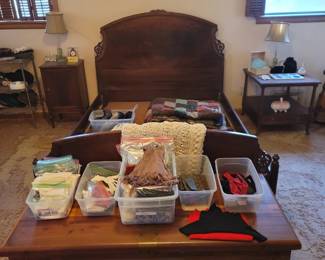 Vintage Full Bed, Vintage Hope Chest