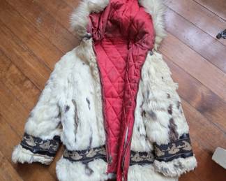 Two wonderful vintage Alaska fur childs jackets 