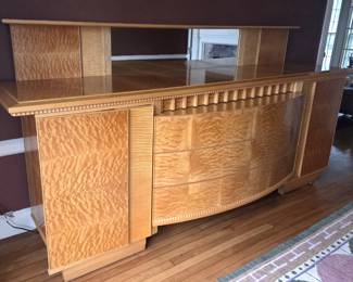 Matching sideboard. Dakota Jackson. Natural Lacewood. 