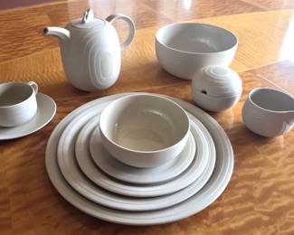 Vintage Hornsea “Concept” dinner service for 12 with additional pieces, 