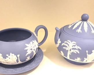 Wedgwood Sugar and Creamer