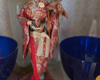 Vintage Japanese Geisha Doll