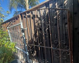 French rod iron gates