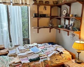 Lots and lots of vintage linens