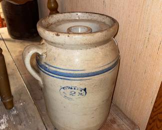 #2 Crock and Lid Smithville Miss