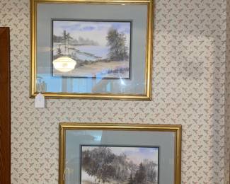 Karin Andersen water colors