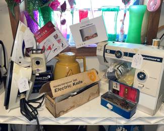 Sewing machine, Kitchen appliances