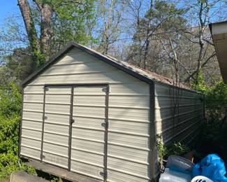 12x24 building, no windows, just front barn doors