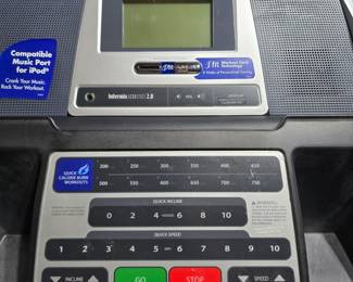 Control panel of Pro Form treadmill