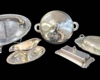 Silver Plated Serving Dishes