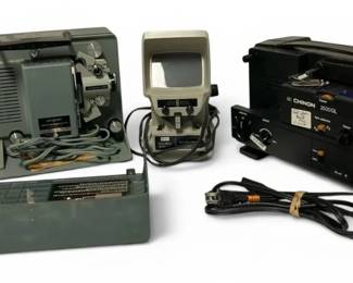 Argus Showmaster 900A, Chinon Projector,  Sears Viewer