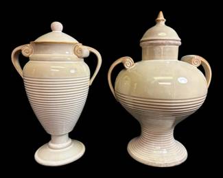 DoubleHandled Ceramic Art Potteries