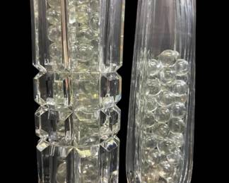 Orrefors Signed Crystal Vase  More