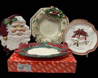 Fitz  Floyd Holiday Dishes