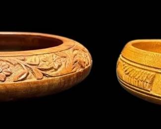Vintage Wooden Bowls