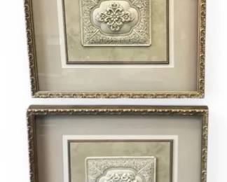 Handcrafted Imperial Motif I  ll With Gold Leaf Frames