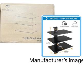 Triple Shelf Wall Mount