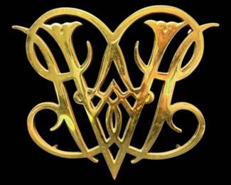 Queen Anne Cypher Brass Trivet