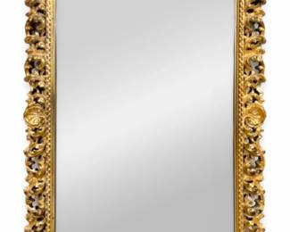 Bombay Company Gold BaroqueStyle Wall Mirror