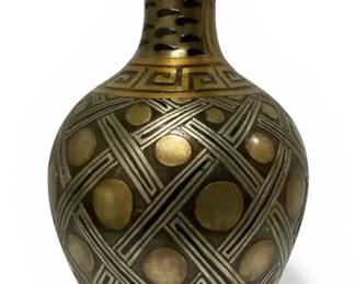 Tall Decorative Metal Vase