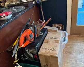 Mini Refrigerator, Yard Tools