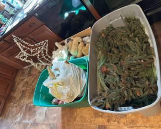 Stuffed Animals, Artificial Greenery