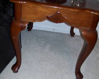 CHERRY END TABLE 2 THEY MATCH COCKTAIL TABLE ABOVE