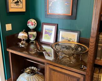 Yazzi  - James WAYNE YAZZIE - MANY STAINED GLASS TIFFANY STYLE HANGING LAMPS