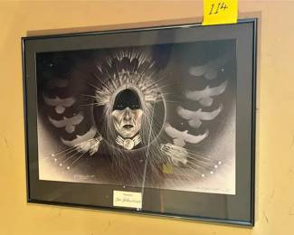 Native American signed art print
