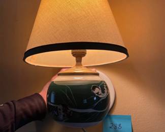 Ceramic wall- mount lamp