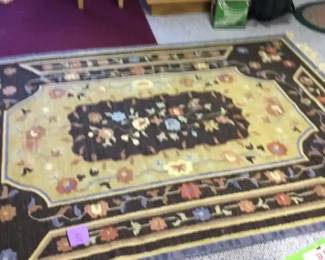 Wool hand woven durrie