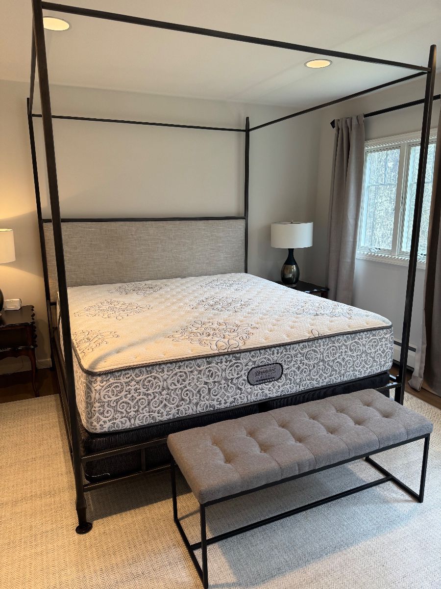 Great King size bed with amazing mattress.  We will sell