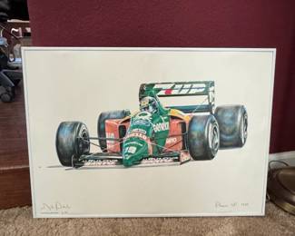 Mark Falumbo Benetton B Pencil Drawing