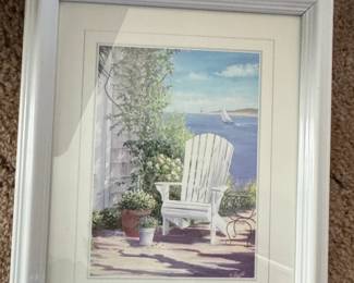 C. Sako Garden on the Bluff Framed Print