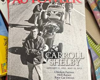 Autoweek Magazine  Carroll Shelby Cover
