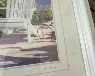 C. Sako Garden on the Bluff Framed Print third image