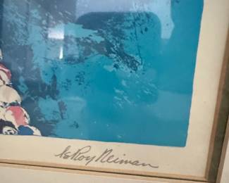 LeRoy Neiman Pool Hall Serigraph second image