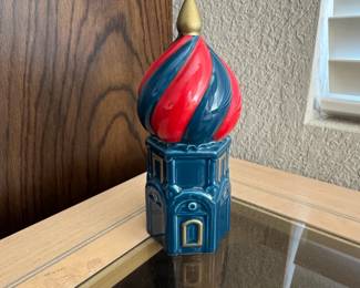 Ceramic Russian Church Dome Figurine