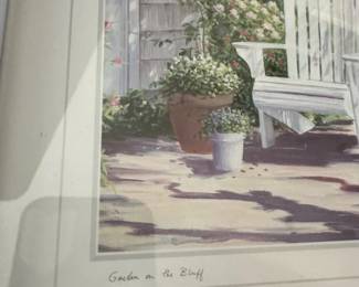 C. Sako Garden on the Bluff Framed Print second image