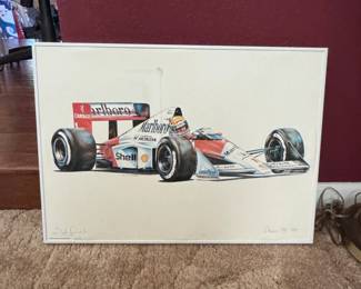 Mark Palumbo McLaren MP or Honda Pencil Drawing