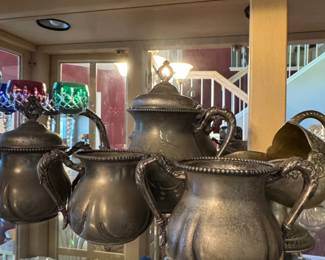 Victorian Style SilverPlated Tea Set by E.G. Webster  Son