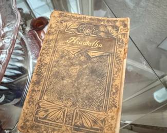 The Song of Hiawatha, Antique Book with Art Nouveau Binding