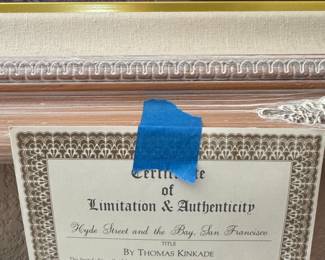 Hyde Street and the Bay, San Francisco by Thomas Kinkade second image