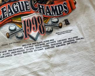 Vintage San Diego Padres National League Champions TShirt second image